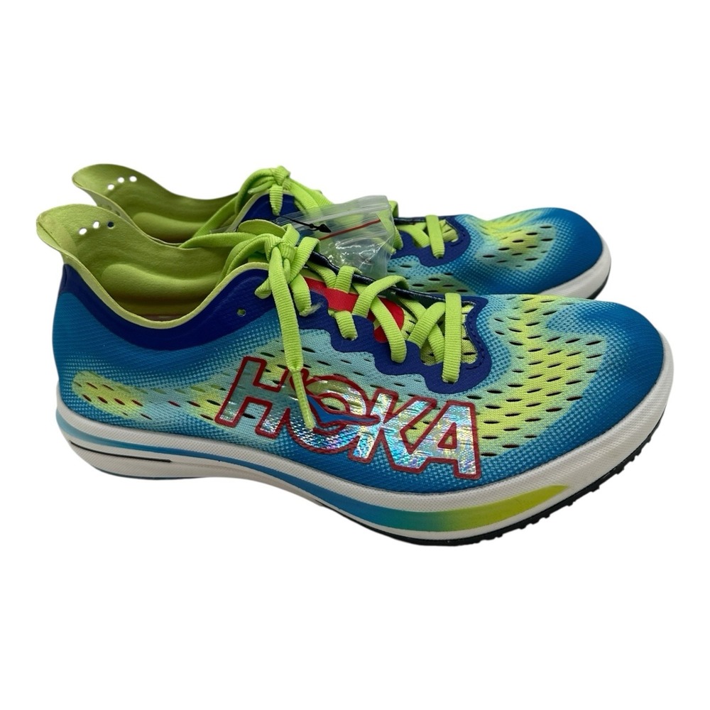 Hoka Cielo Flyx Mid Distance Track Spikes Men 6.5 Women 8 Blue Shoes 1151990 LCV